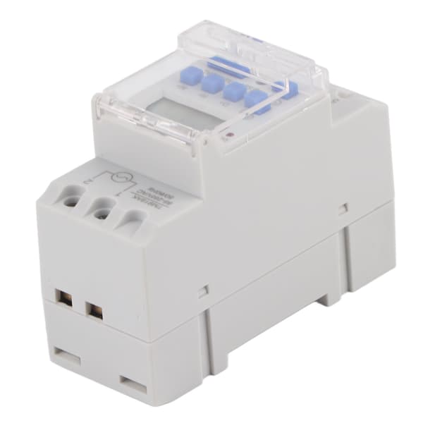 Ukentlig 12 24 Timer Programmerbar LCD Timer 85 265V AC 16A Av Styring Tidsrelé