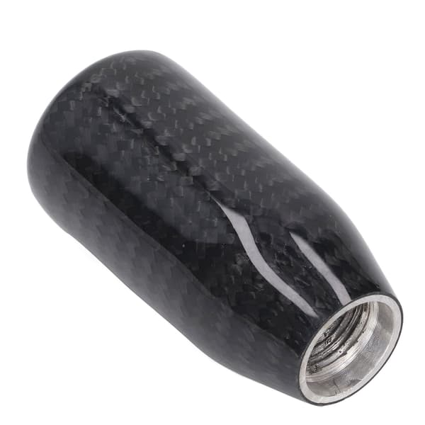 Kulfiber Gear Shift Knobs 5 Gear Sort Komfortabel Berøring Glat Overflade Udskiftning til Acura