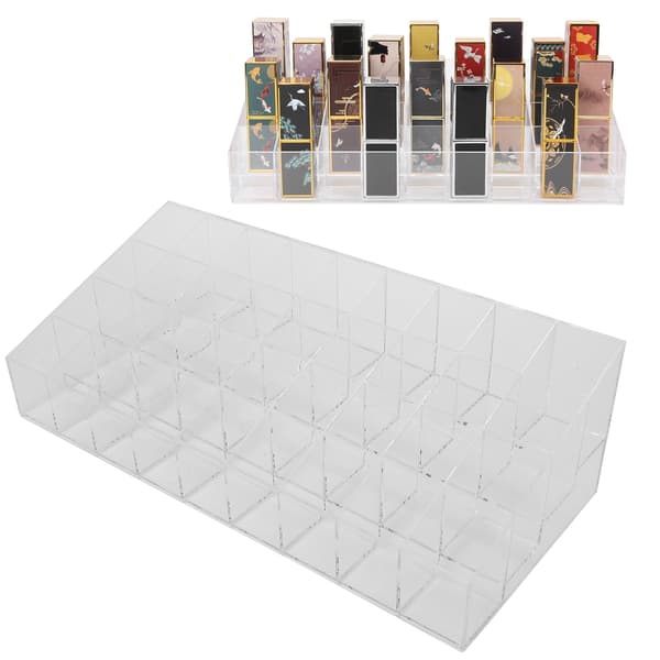 Akryl læbestiftholder Kosmetisk Organizer Makeup Display Opbevaring