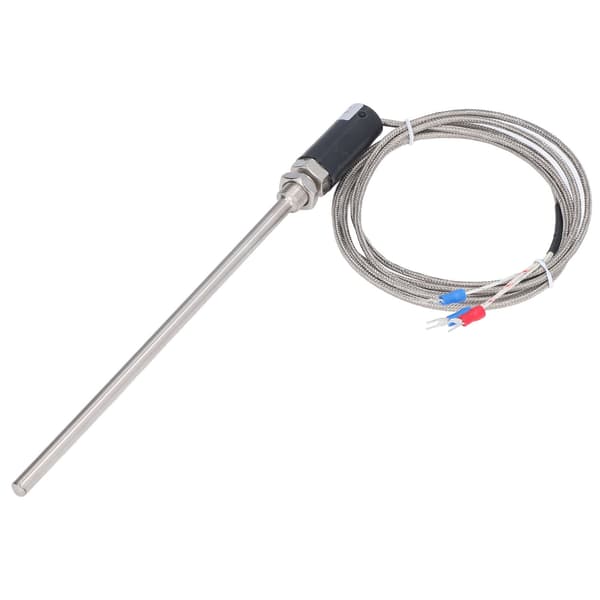 PT100 Temperatursensor Skjermet Ledningsprobe -200 til 450C WZPT-10