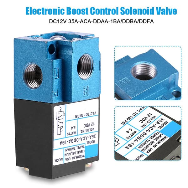 Elektronisk boostkontroll solenoidventil 35AACADDAA1BA DDBA DDFA DC12V for merkingsmaskin