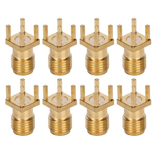 100 stk. RF koaksialkabeladapter PCB-modulmontering koaksialkontakt