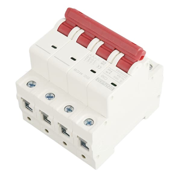 4P Mini Strømbryter 6000A Brytekapasitet Solcelle PV System DC1000V 50A