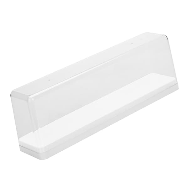 Stapelbar Dammtät Transparent Actionfigur Docka Displayfodral Vit