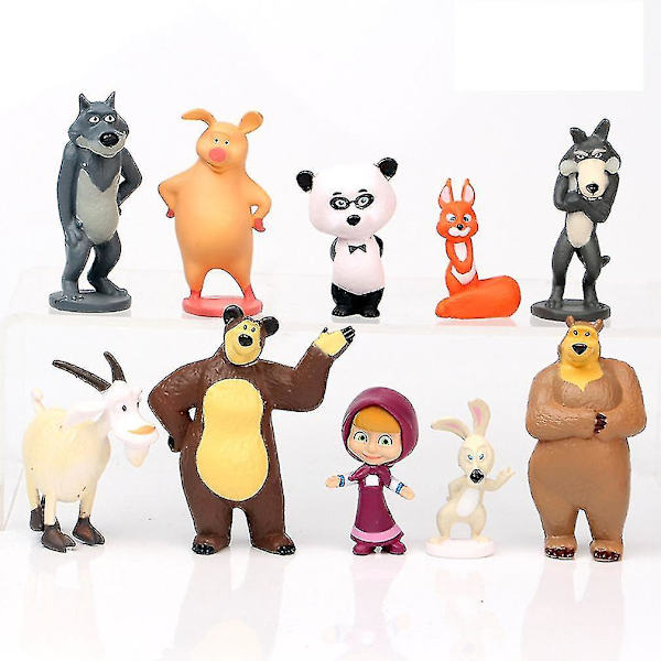 10 kpl set Martha ja Bear Ihana lelunukke