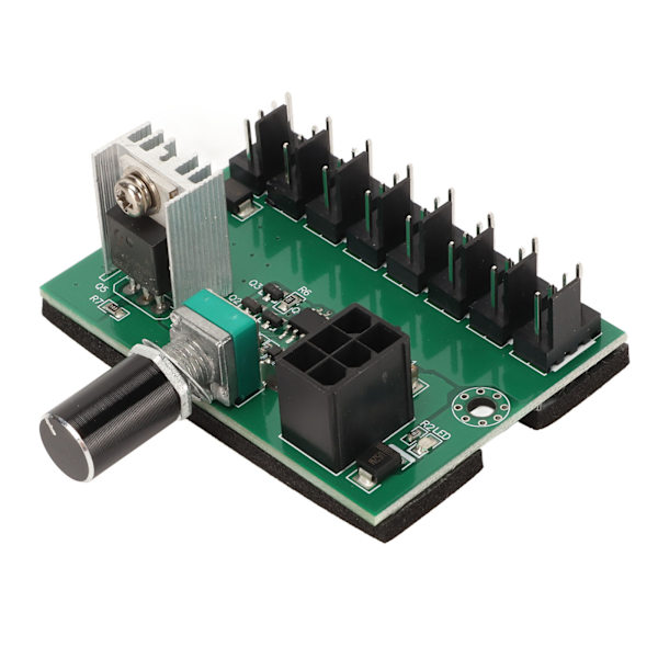 Ventilatorsplitter-controllerhub NKFV8 1 DC 12V PWM 8-kanals computerventilatorhub til 4-benede 3-benede 2-benede pc-ventilatorer