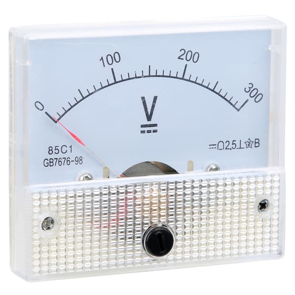 Høj præcision DC Pointer Voltmeter 0~300V - Nem installation og måling