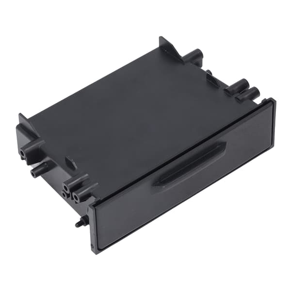 1DIN Bilradio Opbevaringsboks ABS Sort Organizer Erstatning til Mitsubishi