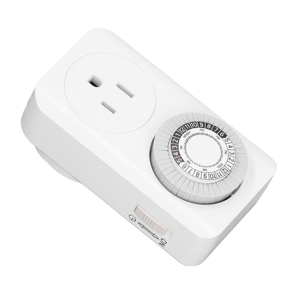 Mekanisk nedtællingsur 15 min til 24 timer 125V US Standard Auto Shut Off stikkontakt