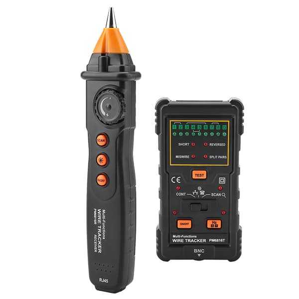 Peakmeter PM6816 Multifunktionel Netværkskabel Wire Tracker Line Finder RJ45 RJ11