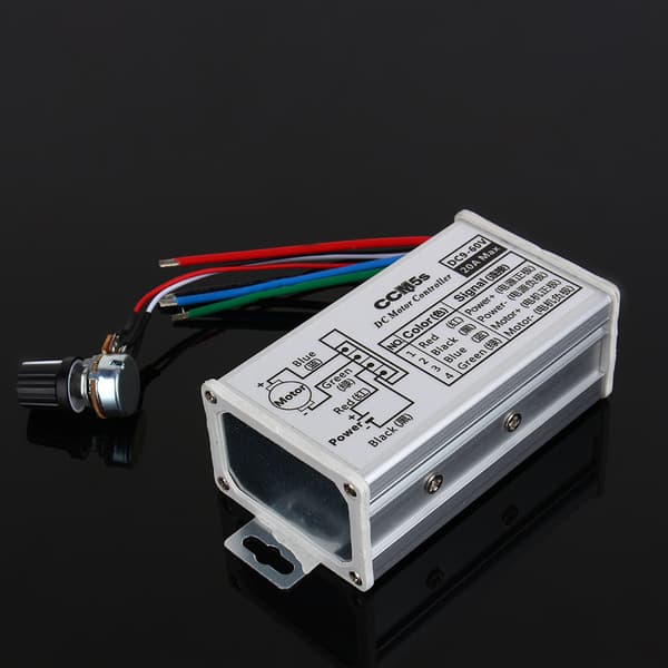 Högkvalitativ PWM Motorvarvtalsregulator 9V till 60V 20A
