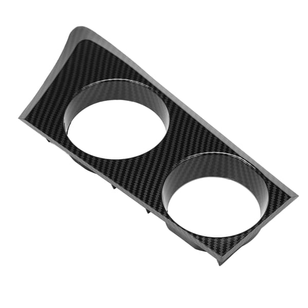 Central Console Kopholderbeslag Udskiftning til E81 E82 E87 E88 1 Serie 120i 2004‑2011 Højre Rat Carbon Fiber Stil