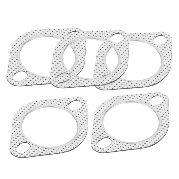 2.5\" Förzinkad Avgasgrenrör Down Pipe Grenrör Kollektor Fläns Packning 2 Bult