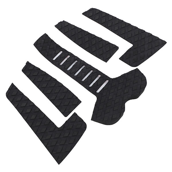 EVA Surfbräda Traction Pads Halkskydd Deck Grip 5-pack Svart