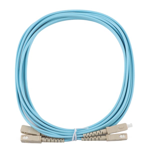 SC UPC 50/125 MM OM3 10 Gigabit Multimode Duplex Fiber Optisk Kabel 3 Meter