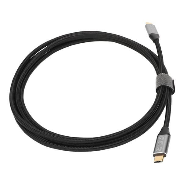 USB C till USB C 3.1 Gen 2-kabel 100W 20V 5A Power Delivery 4K 60Hz Video Output 10Gbps Data Sync USB C-kabel med E-markerchip 1m