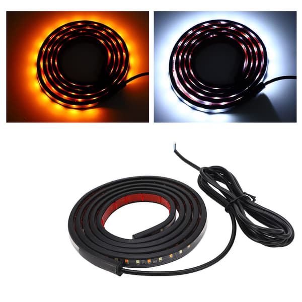 2:a generationens LED-ljusramp 800LM Vit Bärnsten 12V till 24V för pickupbilar SUV:ar ATV:er