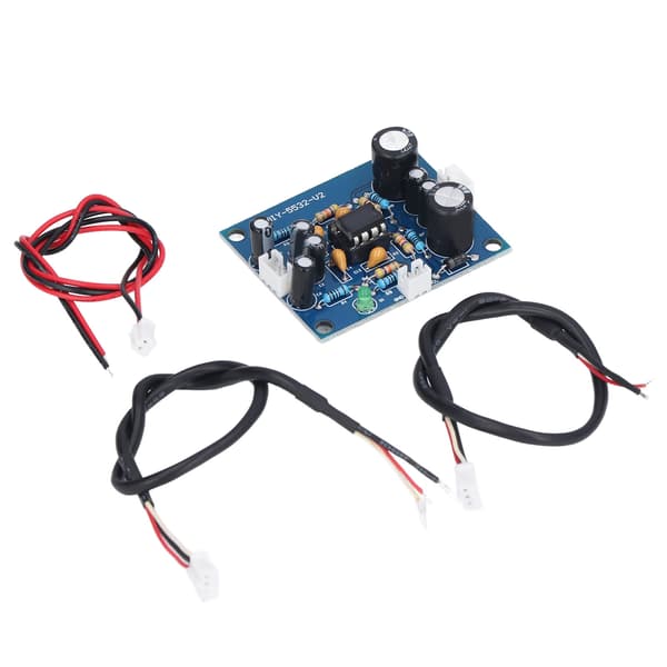 PCB Forforstærkerkort Enkelt Strømforsyning Frontpanel Dobbelt Design 5x Forstærkning 12-35V