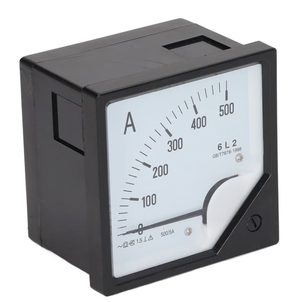 Analogt Amperemeter Pointer AC Strømmåler 0-500A Amp Tester Panel