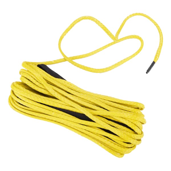 15M Syntetisk Reb 7700LBS Spil Kabel Nylon Erstatning til Smittybilt SUV Lastbil ATV UTV Gul