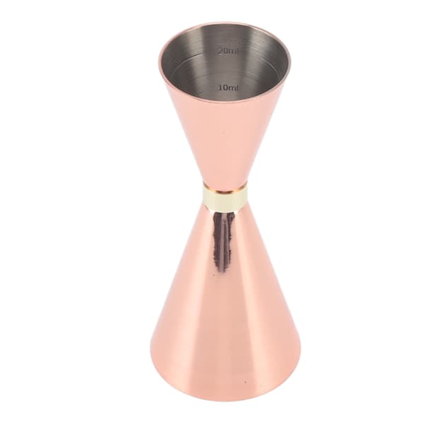 Elegant Fleksibel Cocktail Jigger-Kjegle i Rustfritt Stål, 30mm til 60mm, Kobberbelegg