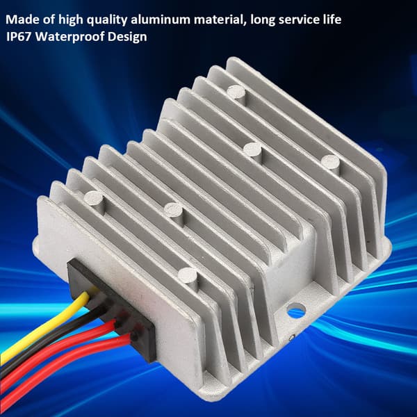 AC DC-omformer 12V 8A strømforsyningsmoduladapter aluminiumskasse