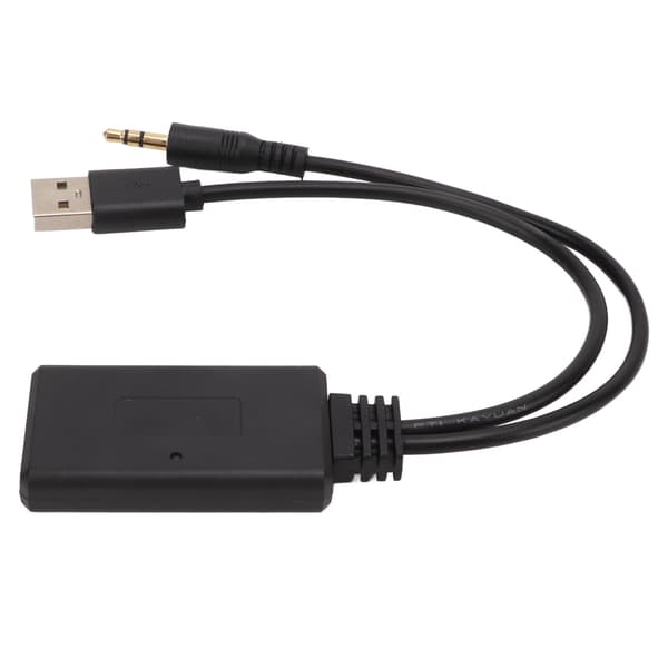 Universal Bluetooth 5.0 Mottaker Bil Stereo Audio Adapter USB Aux Kabel for Bil