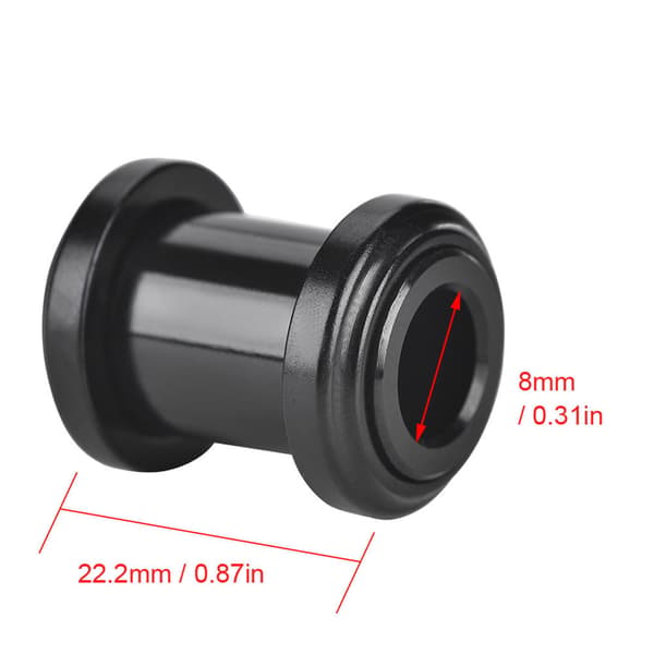 Mountainbike Bagdæmper 58mm til 22.2mm Adapter Hardware (22.2*8mm)