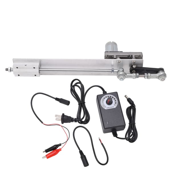 12V Lineær Aktuator 3cm til 15cm Slaglængde Teleskopisk Bevægelse US Stik 100-240V 45 Gange Per Minut