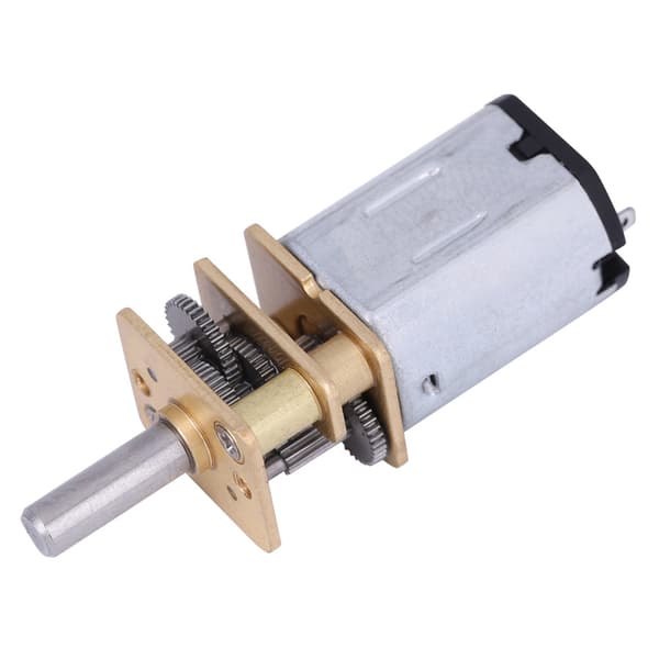 N20 DC Motor Metalgearkasse Hastighedsreduktion 3V 6V 12V 50 til 2000 RPM