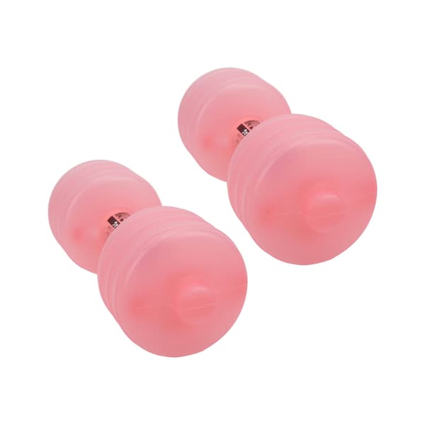 2 Par Vattenvikter Hantlar Justerbar Kroppsformning Hemmagym Utrustning Rosa