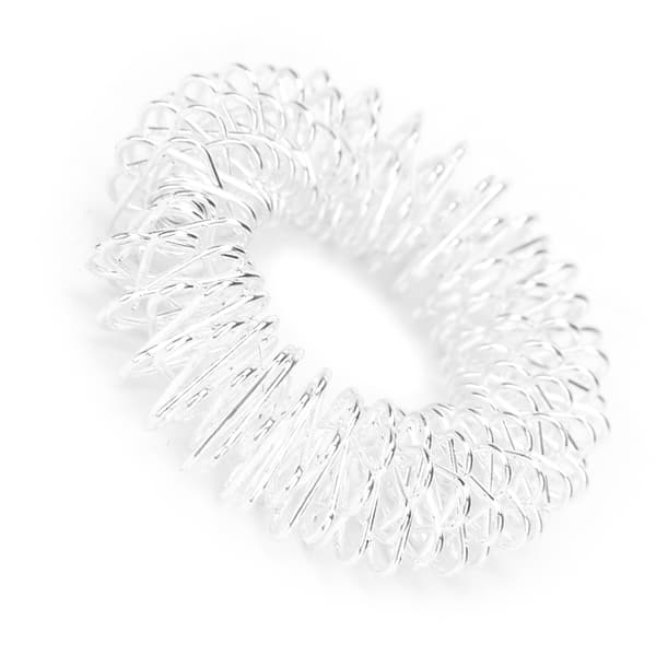 Piggete sensoriske fingerringer, stressreduserende massasje, smerteterapiringer, sølv, barn, voksne
