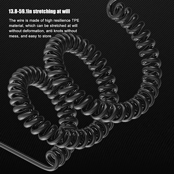 Bil Bluetooth Mottaker Multifunksjonell 10m Rekkevidde USB Strømforsyning 3.5mm Trådløs Bluetooth 5.0 Adapter Grå Svart