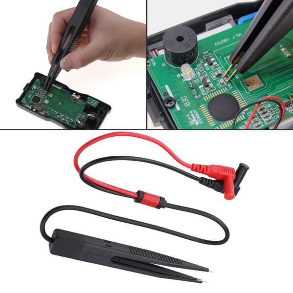 Bærbar SMD SMT Chip Test Clip LCR Meter til Multimeter Modstand Kondensator