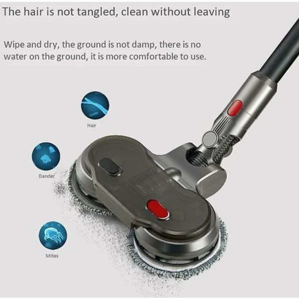 Dyson V7-V11/V15 specielle udskiftelige dele til V7-V11 våd og tør elektrisk moppehoved