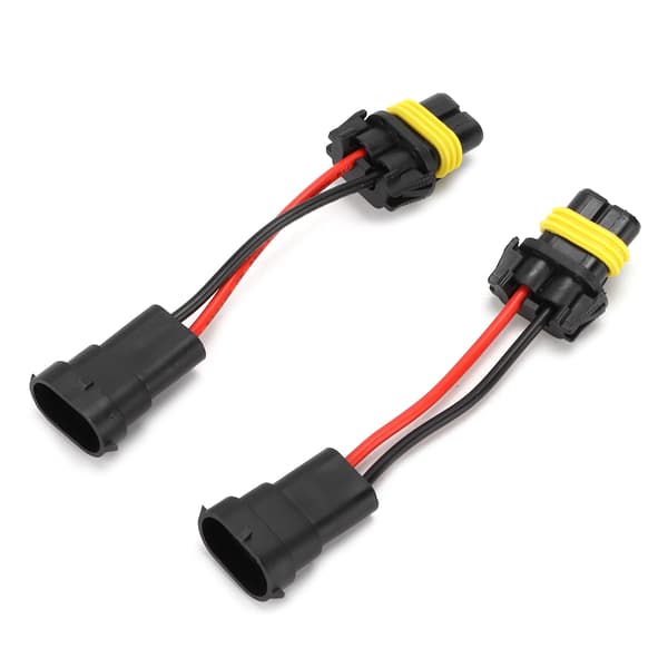 H11 til 9005 9006 Forlygteadapter Universal Plug and Play 12V 24V