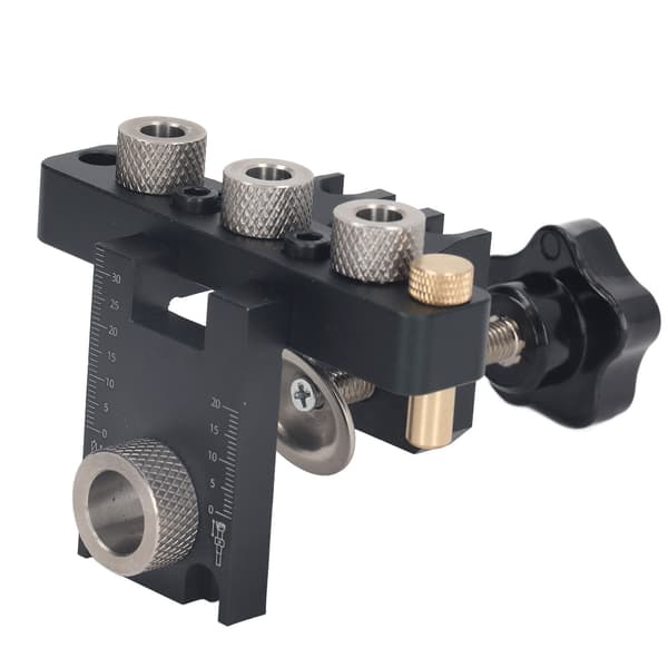 Piggborrsats Aluminiumlegering Borrdjup Justerbar Pluggborrguide