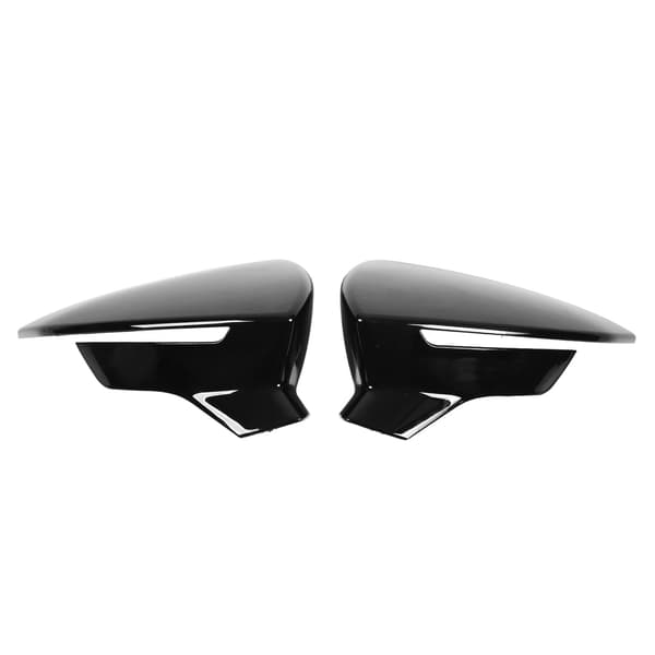 SEAT Leon Mk3 5F ST FR Cupra 2013 2019 Gloss Sort Par Sidespejlskapper