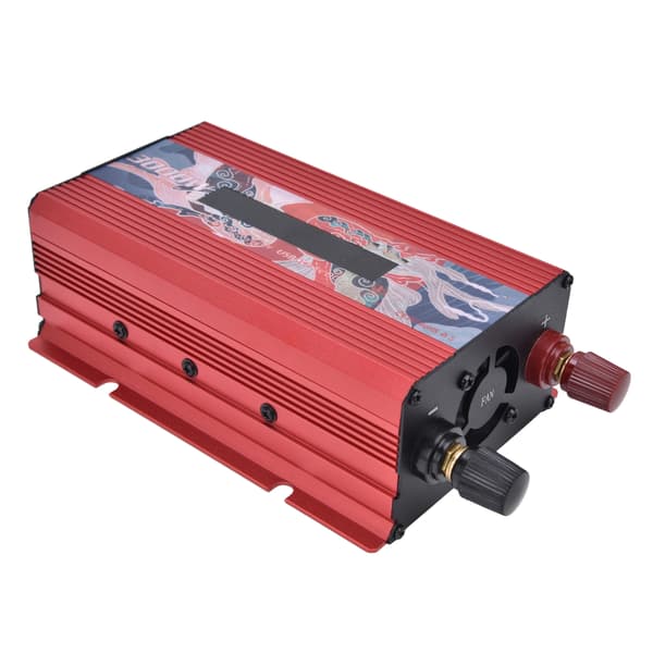 300W Smart Power Inverter med Display Aluminiumlegering DC 12V till AC 220V