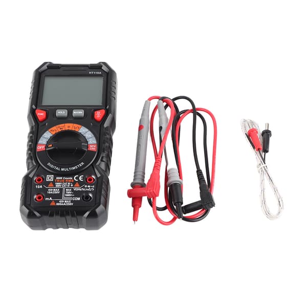 HT118A 6000 Räknas Digital Multimeter Auto Range True RMS Amperemeter