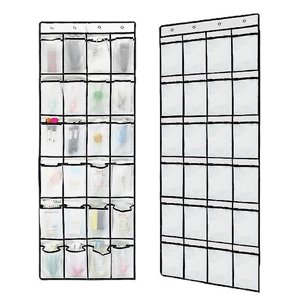 24 fickor över dörren Organizer Rack Hängande förvaringsväska Space Saver