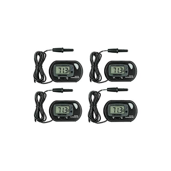 Sondtermometer Digital termometer för akvarium (4 stycken)