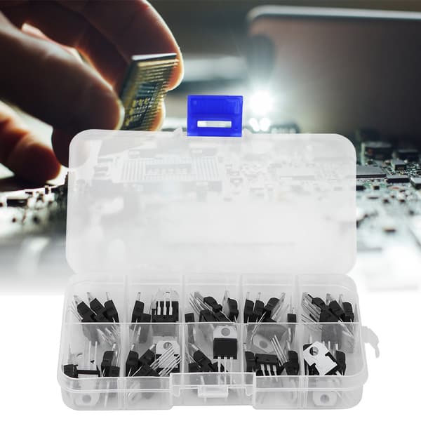 50PCS Spændingsregulator Transistor Kit Elektronisk Komponent Industrielle Dele Strømforsyning