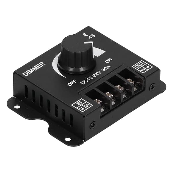 12-24V DC 30A LED Dimmerbrytare Justerbar Ljusstyrka Kontrollratt