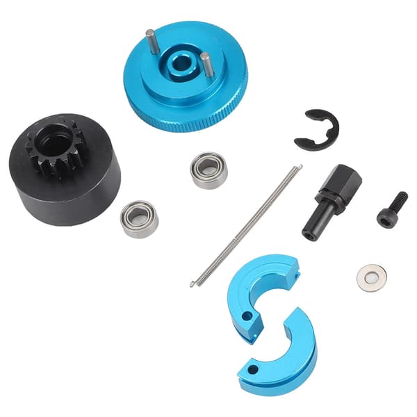 RC Nitro Engine 13T Svänghjul Speed ​​Clutch Variator Set Klockfjädrar - Blå