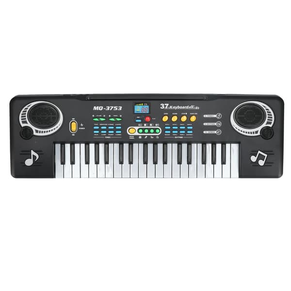 Elektronisk piano for barn, mini 37 tangenter, bærbart multifunksjonelt keyboard for barn som lærer