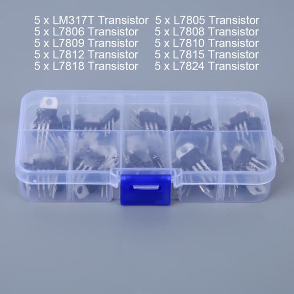 50PCS Spændingsregulator Transistor Kit Elektronisk Komponent Industrielle Dele Strømforsyning