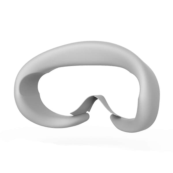 VR silikone interface cover til Pico 4 VR-headset Anti-lækage VR silikonepude Anti-lækage lysblokerende ærme grå gris