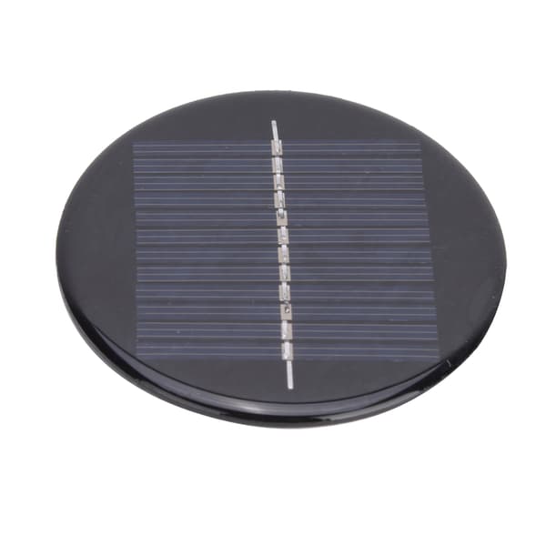 4 st 6V 80 mm Runda Bärbara Stabila Effektiva Polykristallina Silikon Solcellspaneler