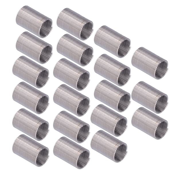 20-pack M12 x 1 Gängreparationsreduceringsmutter Spiralspoleförlängningsverktyg 2.5D
